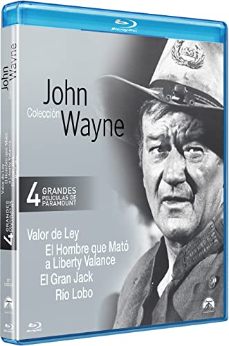 John Wayne (Blu-ray) Pack 4 peliculas: El Hombre que Mato a Liberty Balance / Valor de Ley / El Gran Jack / Rio Lobo