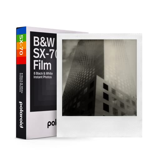 Polaroid Película Instantánea Blanco y Negro para SX-70