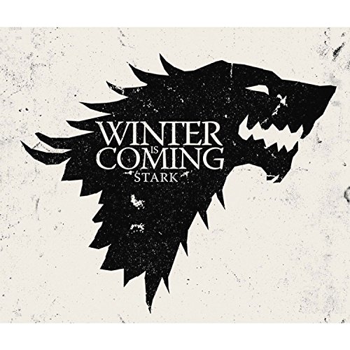 Póster Póster de winter is coming stark wolf game of thrones film