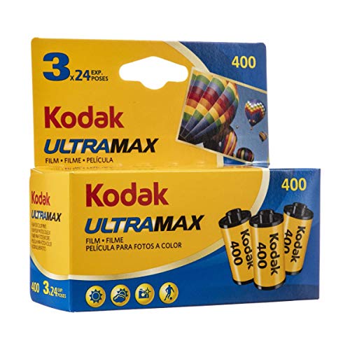 KODAK KOD102201 - Película negativo color (35mm, ultra max gc 400-24 tripack) multicolor