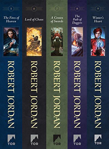 The Wheel of Time, Books 5-9: (The Fires of Heaven, Lord of Chaos, A Crown of Swords, The Path of Daggers, Winter's Heart) (English Edition)