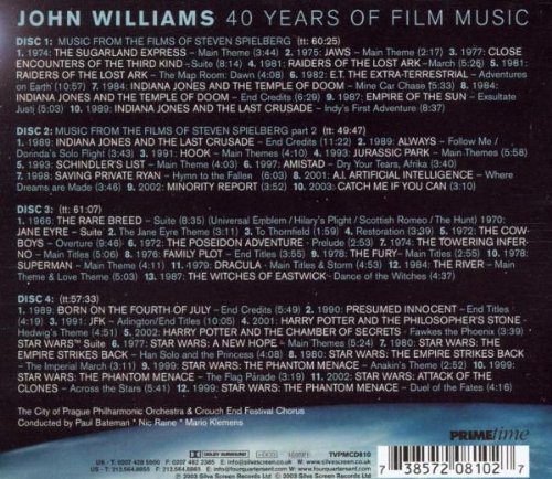 The Music Of John Williams 40 Years Of Film Music Collection